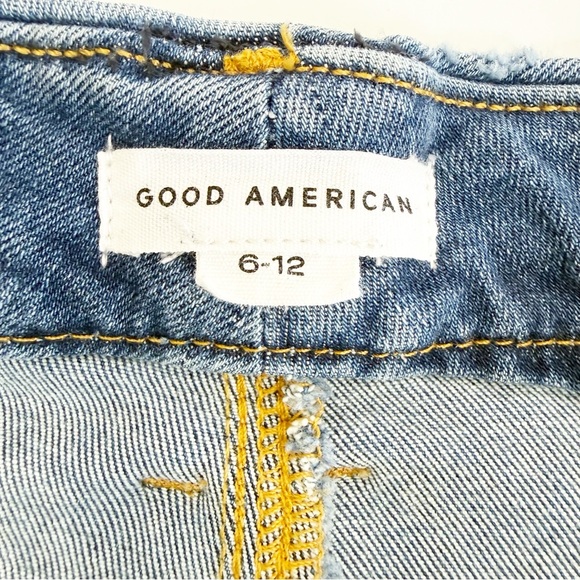 Good American Always Fits Good Legs Straight Mid To High Rise Jeans Indigo 316 - Picture 13 of 14